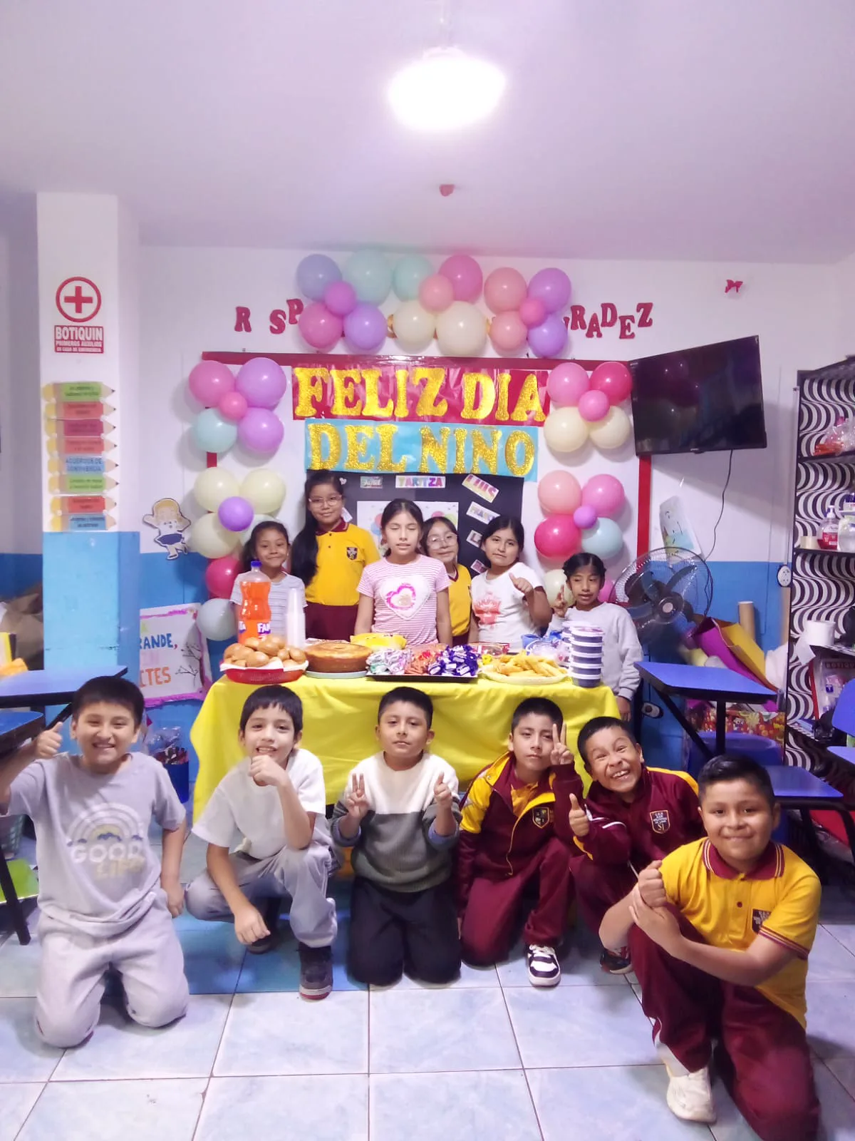 Celebración del Día del Niño en el aula